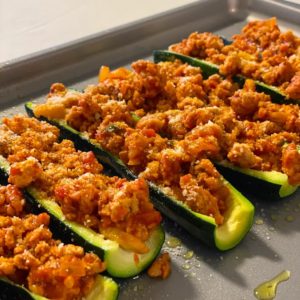 stuffed zucchini